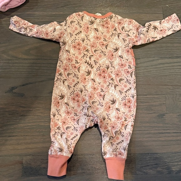 Fall Floral Long Sleeve Baby Onesie - Picture 2 of 2